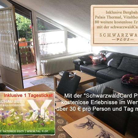 Ferienwohnung Kuckuck Auf Dem Sommerberg Incl Schwarzwaldcard Plus - 2 Zimmer 50Qm Бад Вилдбад Екстериор снимка